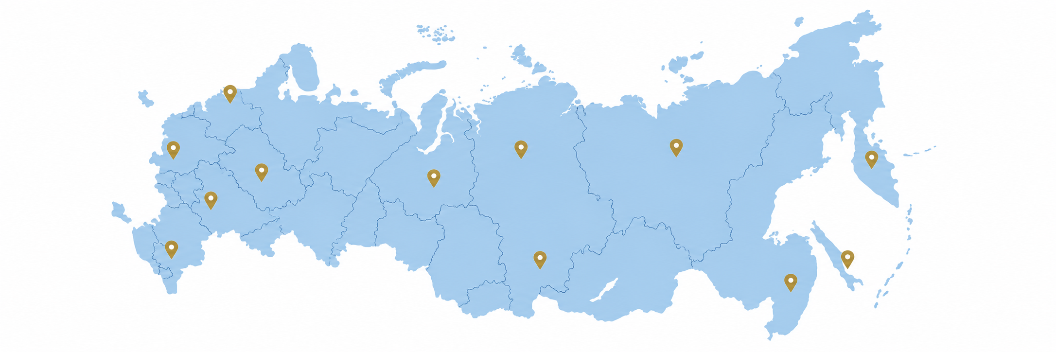 Карта России с общинами ЦОСКР